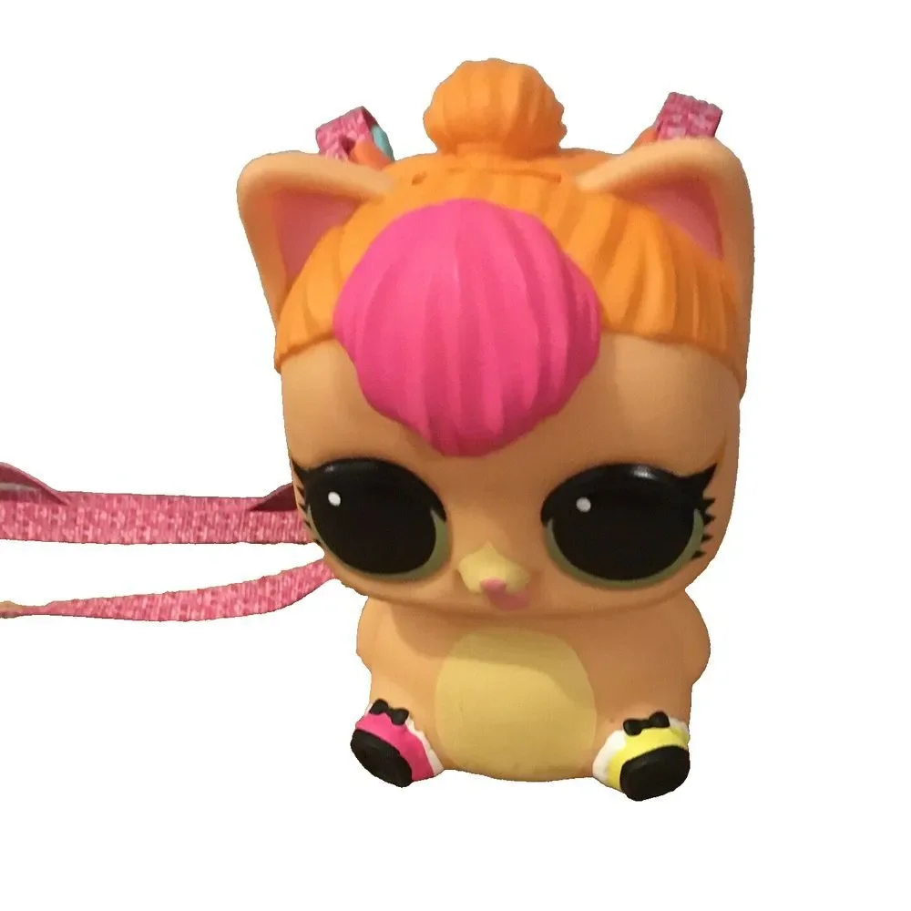 MGA LOL Surprise  Piggy Bank  Bag‎ Purse Neon Kitty Cat Biggie Pet Backpack